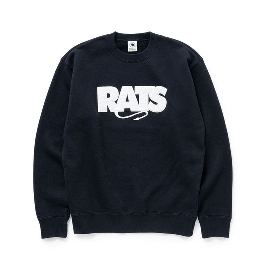 RATS BOX LOGO CREW NECK SWEAT