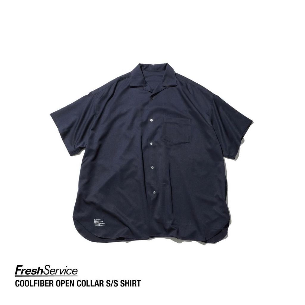 FreshService "COOLFIBER OPEN COLLAR S/S SHIRT"