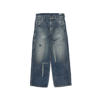 BOWWOW HERITAGE DENIM PAINTER PANTS AGED