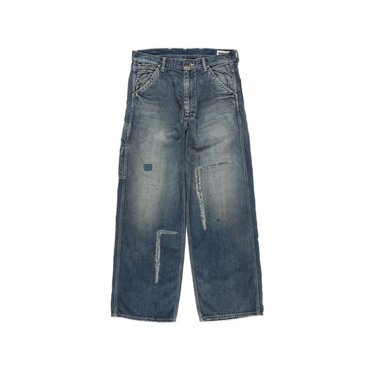 BOWWOW HERITAGE DENIM PAINTER PANTS AGED