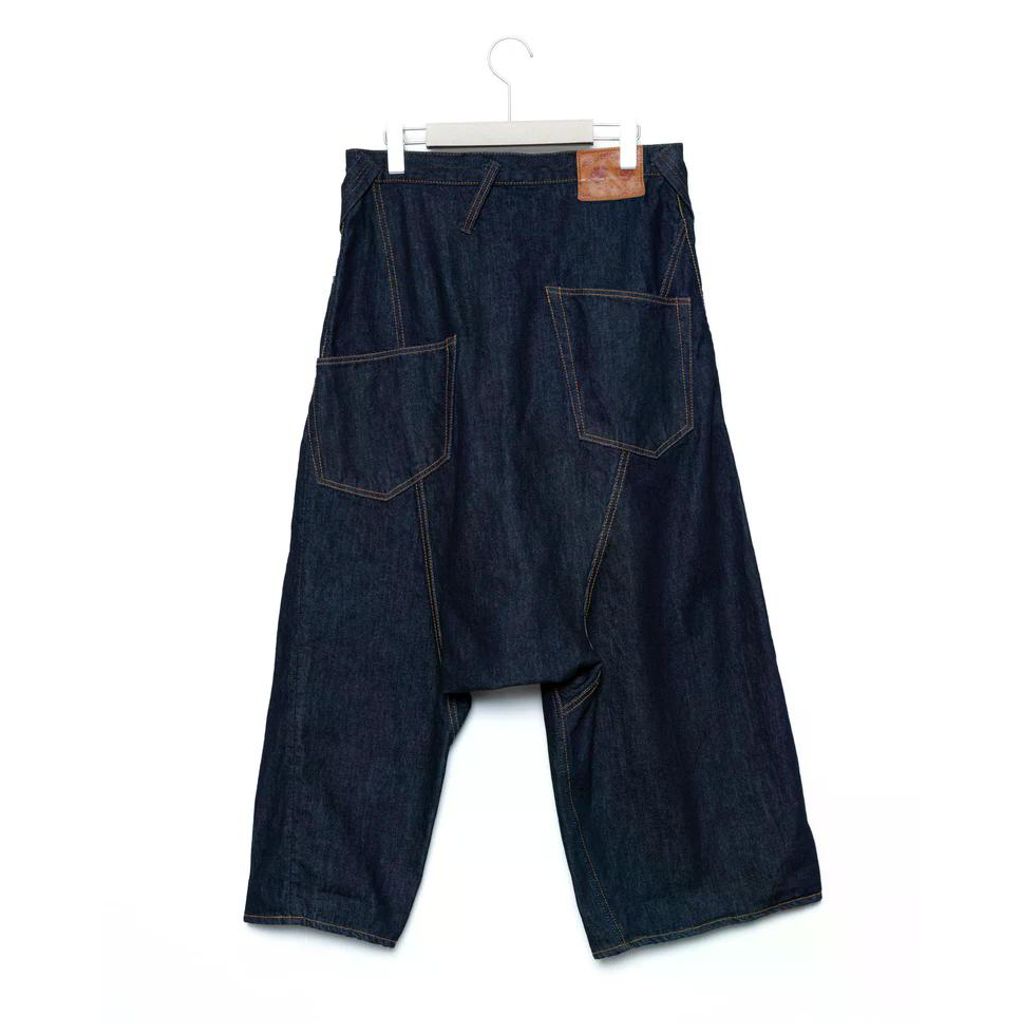 FUMITO GANRYU Graffiti 5P Sarouel - Indigo