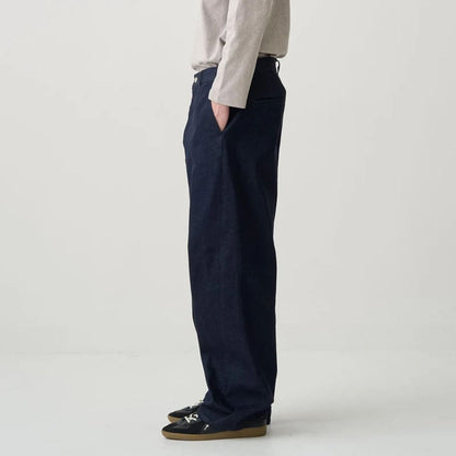 ORCIVAL OR-E0301 SGG-R Men's Denim Wide Curve Pants Indigo Navy