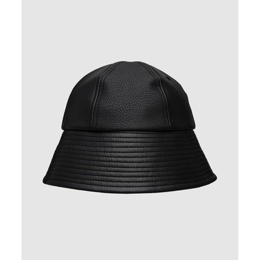 COMME des GARCONS HOMME SYNTHETIC LEATHER SAILOR HAT（Black）