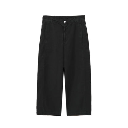 MAGIC STICK BARREL LEG TROUSERS (FADE BLACK) 26SS-MS2-012