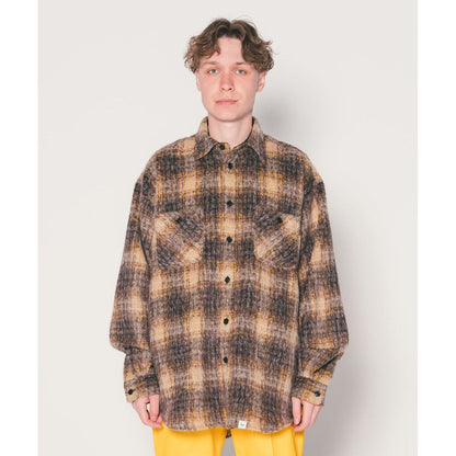 BEDWIN & THE HEARTBREAKERS L/S WOOL BIG SHIRT "BILLY"