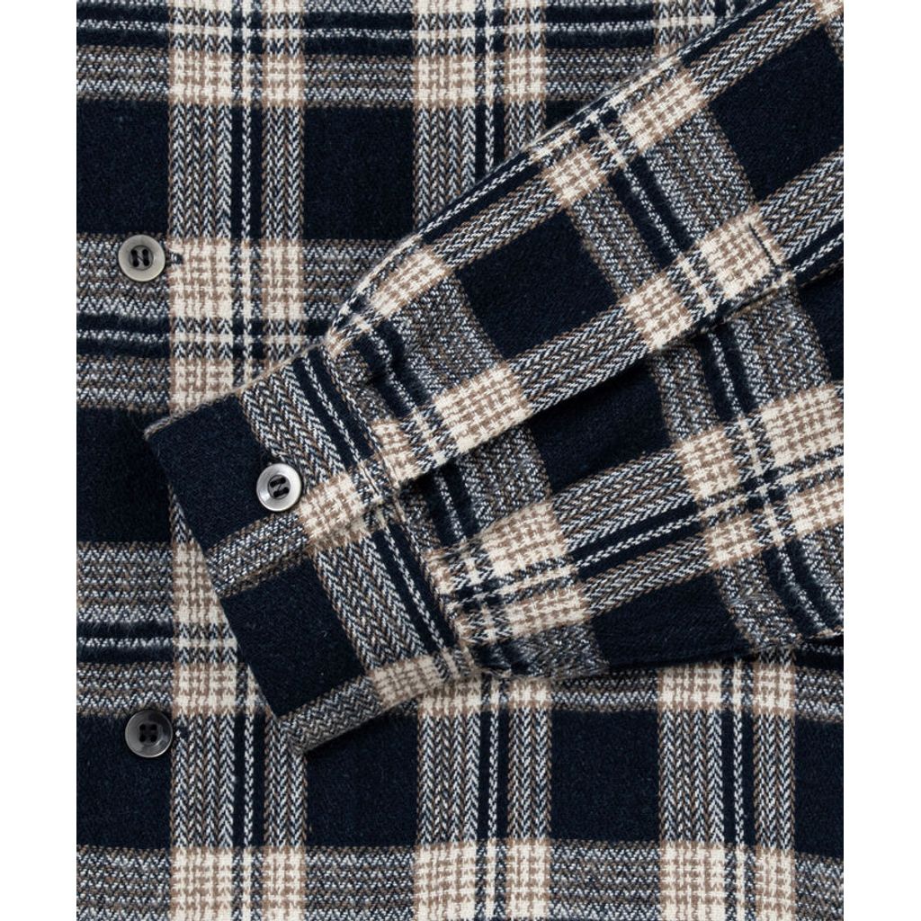 BEDWIN & THE HEARTBREAKERS FIVE BROTHER Ex. L/S CHECK SHIRT "VIN"