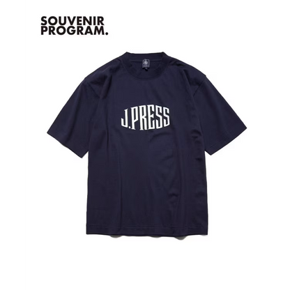 J.PRESS 【UNISEX】Cotton Jersey J.PRESS Logo T-Shirt