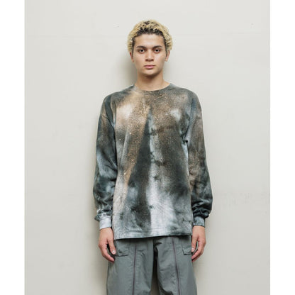 BAL x YUKIDYE  LOGO TIE DYE LS TEE