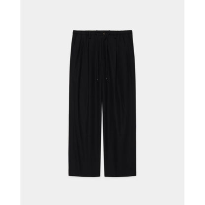 MARKAWARE Organic Cotton Gabardine Double Pleated Easy Trousers