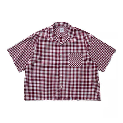 BEDWIN & THE HEARTBREAKERS S/S OPEN COLLAR SHIRT "AARON"