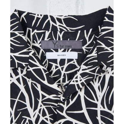 Y's for men × masses SHORT SLEEVE HAWAIIAN BLOUSE