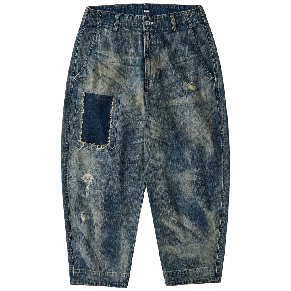 PORTER CLASSIC STEINBECK DENIM POCKET PANTS VINTAGE CUSTOM