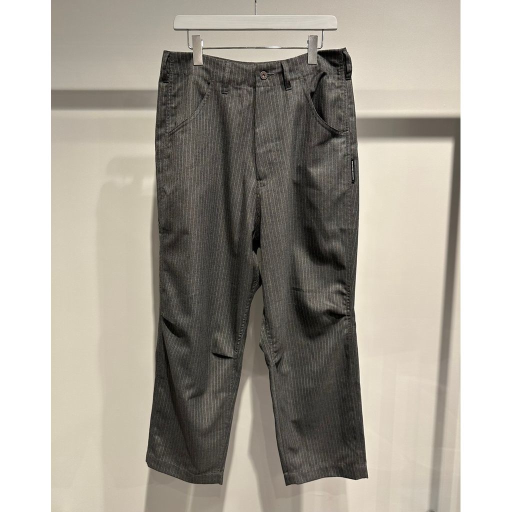 Liberaiders × LINEAGE CORE T/R SARROUEL PANTS（GRAY STRIPE)