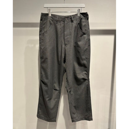 Liberaiders × LINEAGE CORE T/R SARROUEL PANTS（GRAY STRIPE)