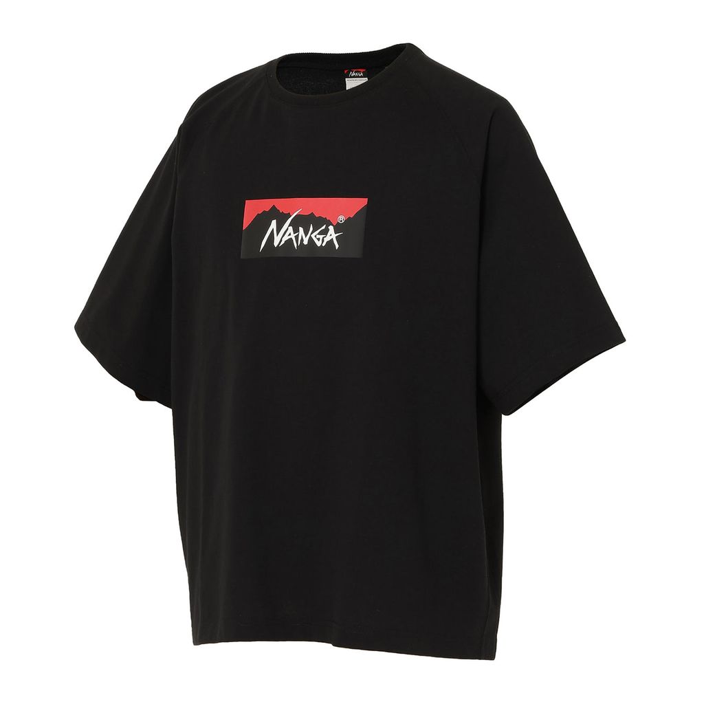 NANGA  ECO HYBRID BOX LOGO LOOSE FIT TEE(UNISEX)