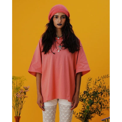 AMBERGLEAM Panel Basic T-Shirt