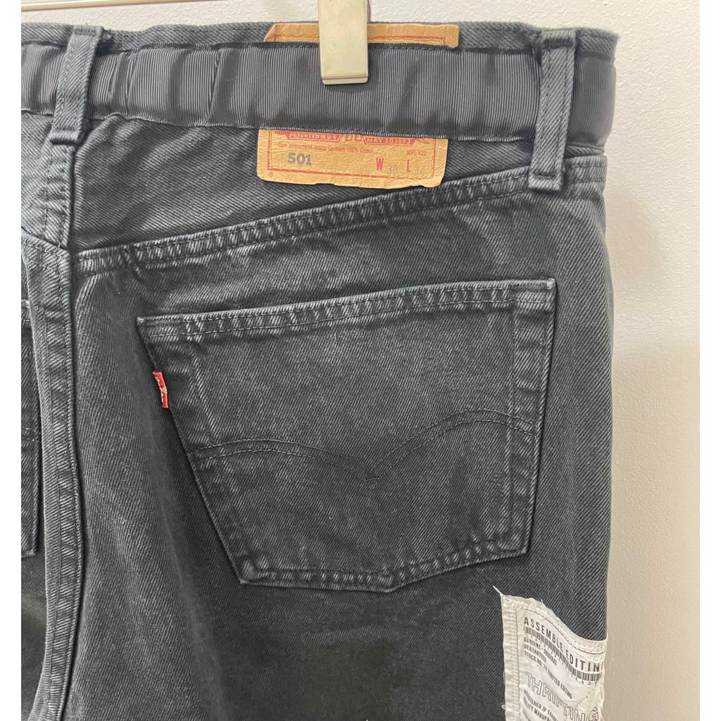 POLIQUANT THE DEFORMED ADJUSTABLE THRIFTING DENIM 501