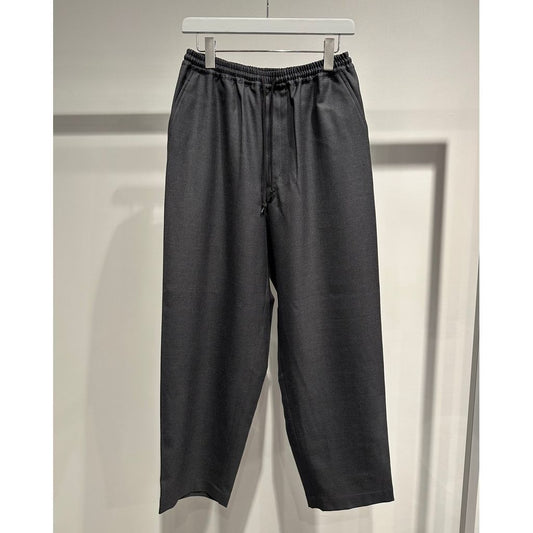 COMME des GARCONS HOMME WOOL GABARDINE EASY PANTS（CHARCOAL）