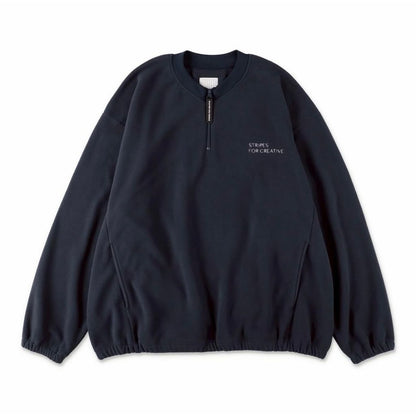 S.F.C FLEECE BASEBALL HALF ZIP JACKET