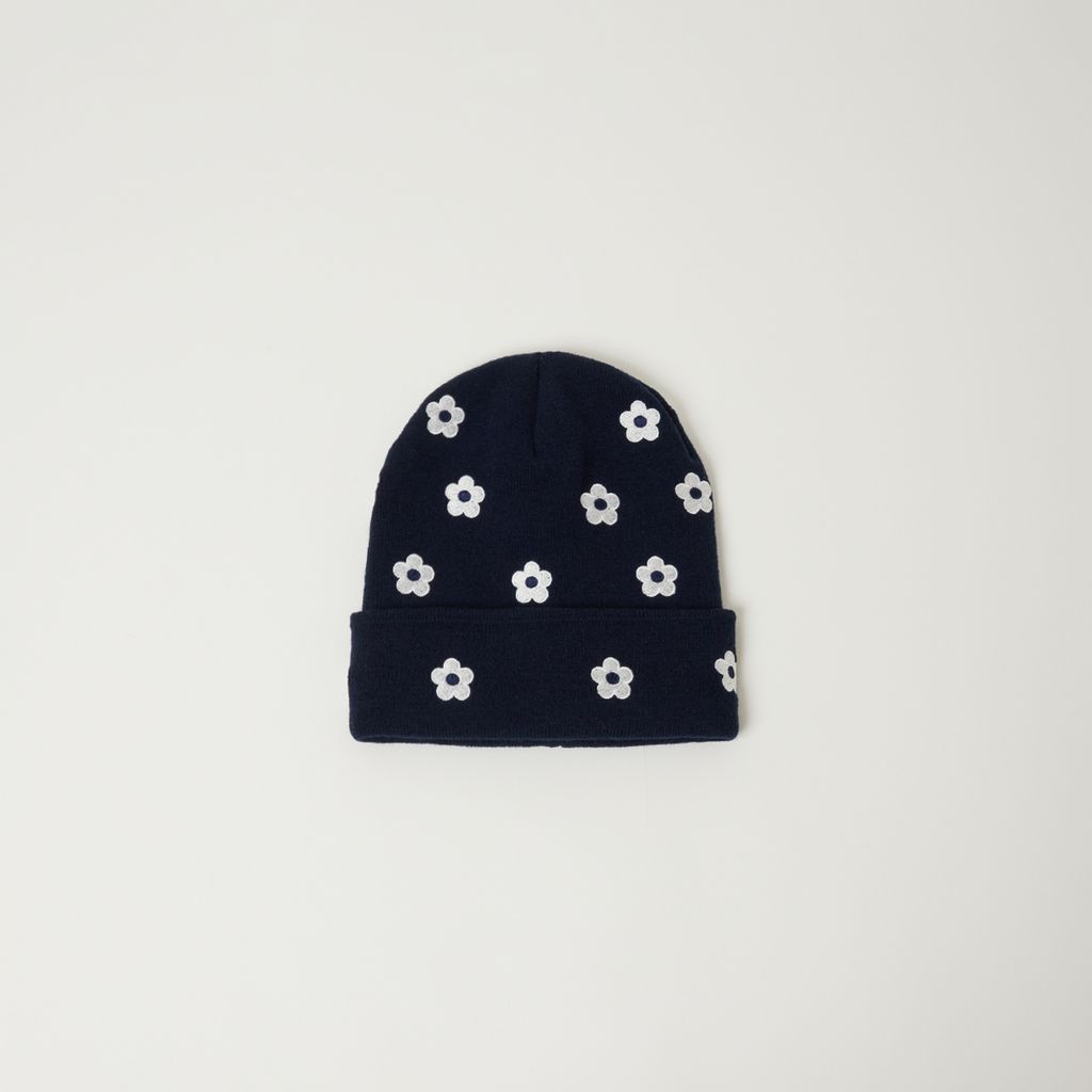 NICK GEAR Flower Embroidery beanie