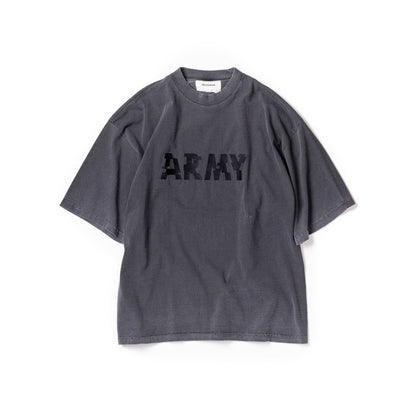 ANACHRONORM ANNK-004 ARMY GLITCH EMBROIDERY S/S T-S