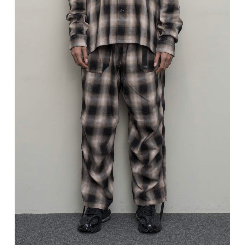 bal PLAID WIDE MOUNTAIN PANT