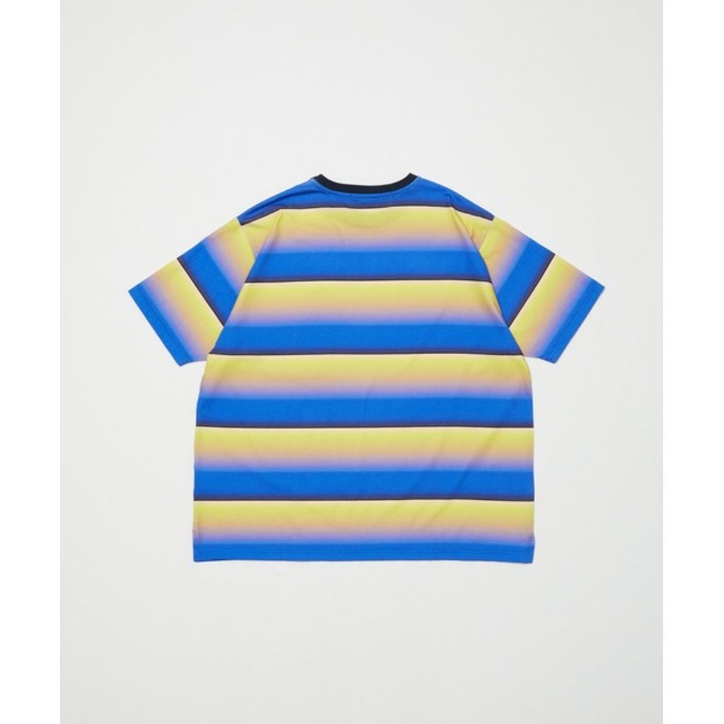 BAL GRADIENT STRIPE CREW NECK TEE