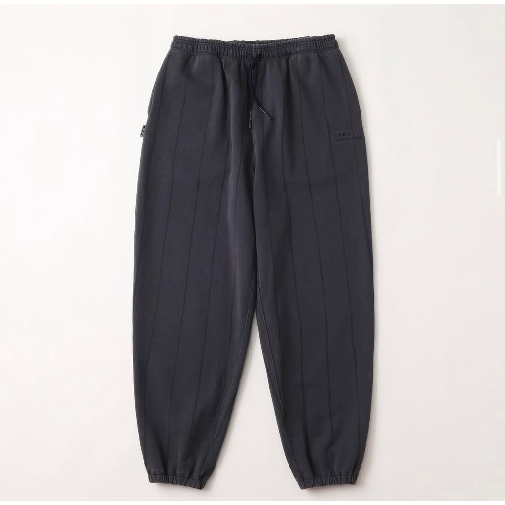 S.F.C STRIPE WIDE SWEAT PANTS (DISCHARGED)