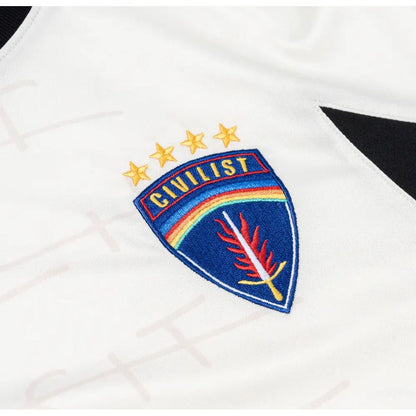 Civilist Football Jersey - Beige/Black