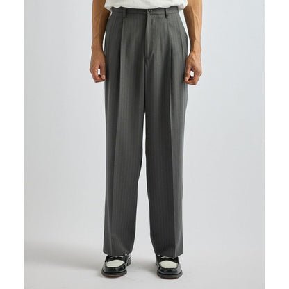 SATURDAYS NEW YORK CITY  George Herringbone Stripe Two Tuck Pant