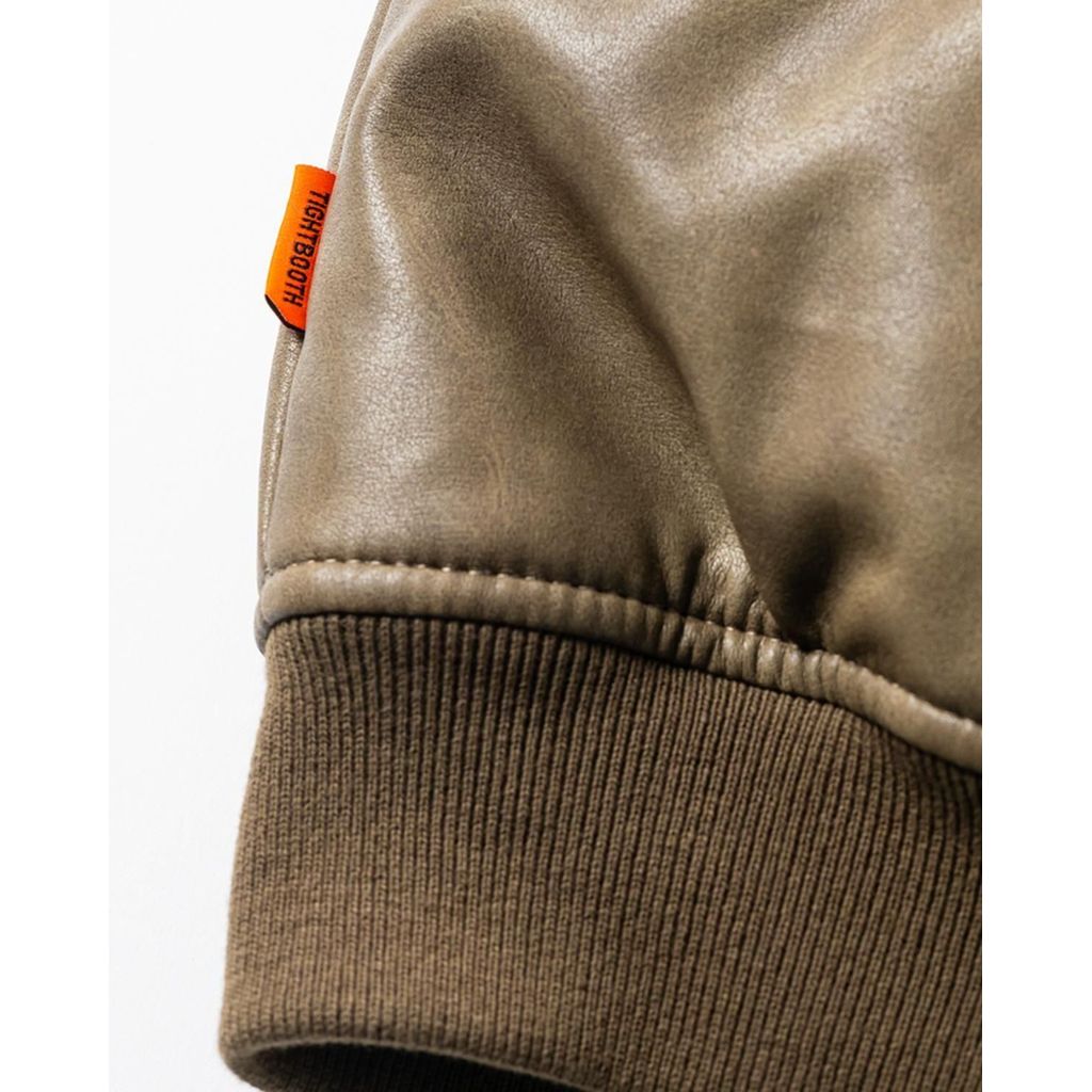 TIGHTBOOTH  ADRENALINE LEATHER DOWN JKT - TIGHTBOOTH x SEEDA