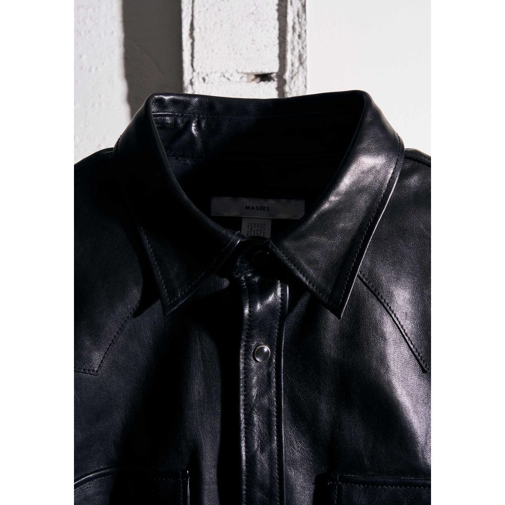 MASSES HORSE LEATHER SHIRT VINTAGE W