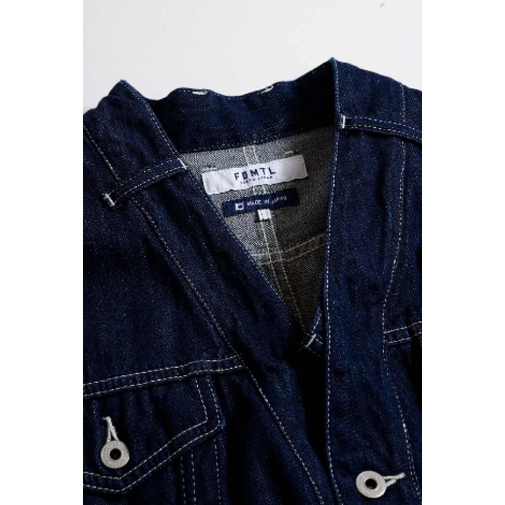 FDMTL FA26JK19R DENIM T-FORM JACKET RINSE