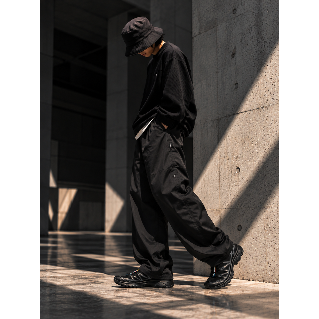 Liberaiders × LINEAGE CORE T/R SARROUEL PANTS（BLACK)