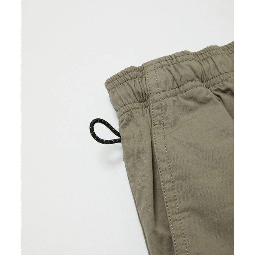 BAL WASHED TWILL WOVEN BELTED SHORT