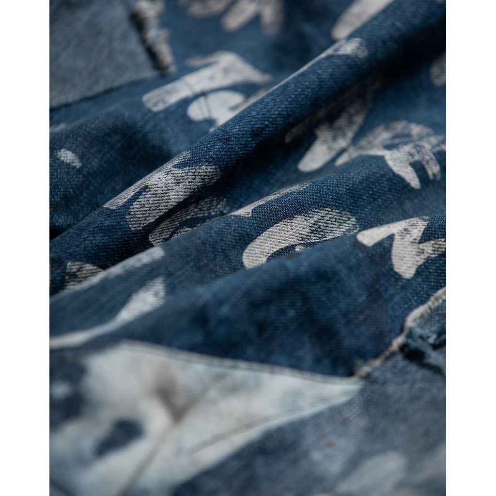 ANACHRONORM HARD REMAKED FRONT TUCK DENIM JACKET INDIGO (REMAKE)