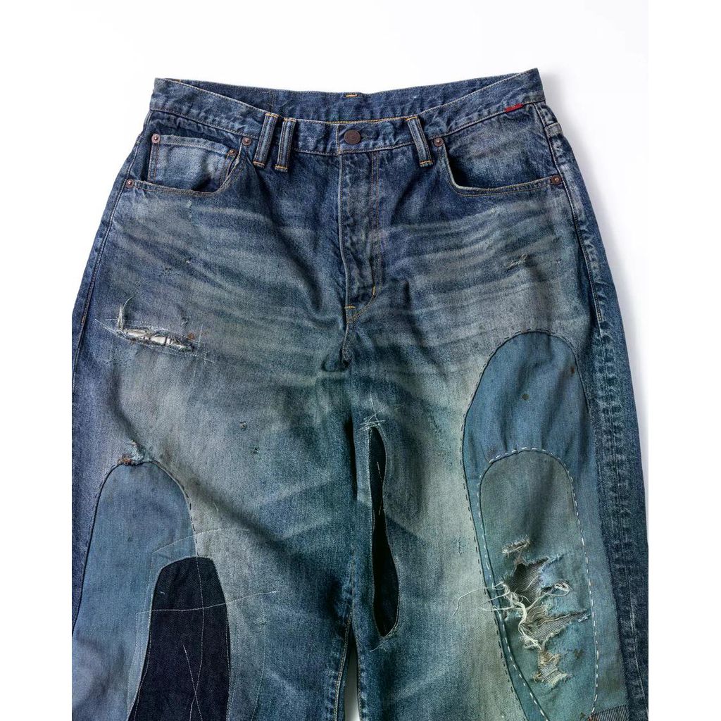 ANACHRONORM REMAKED WIDE 5P DENIM PANTS INDIGO