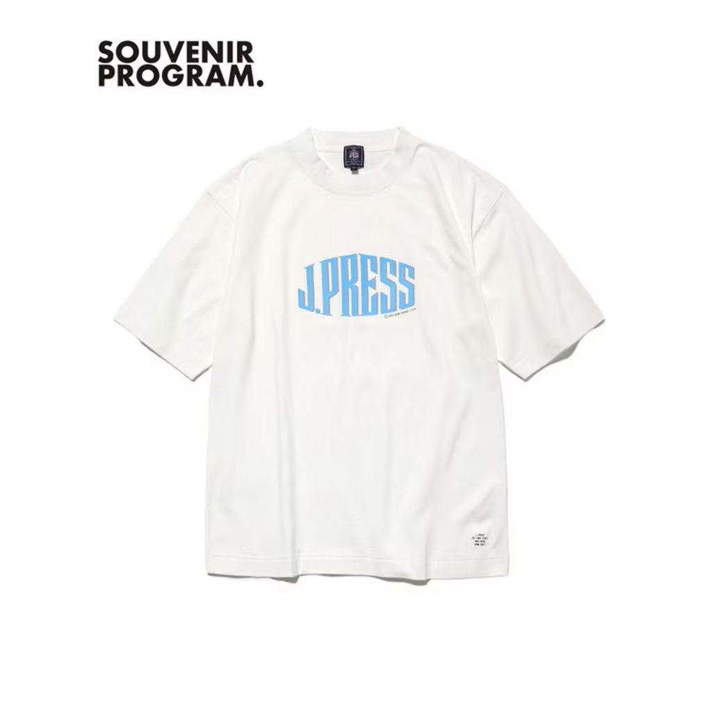 J.PRESS 【UNISEX】Cotton Jersey J.PRESS Logo T-Shirt