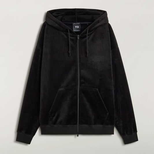 Y-3 U VELVET ZIP HOODIE