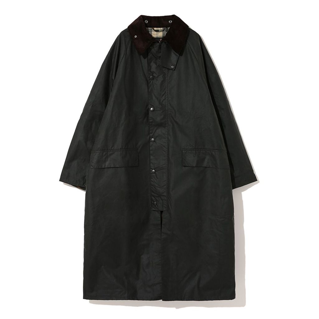 Barbour BURGHLEY / バーレー ワックス コットン ロング コート