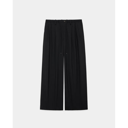 MARKAWARE   ORGANIC WOOL 2/80 TROPICAL TRIPLE PLEATED EASY TROUSERS