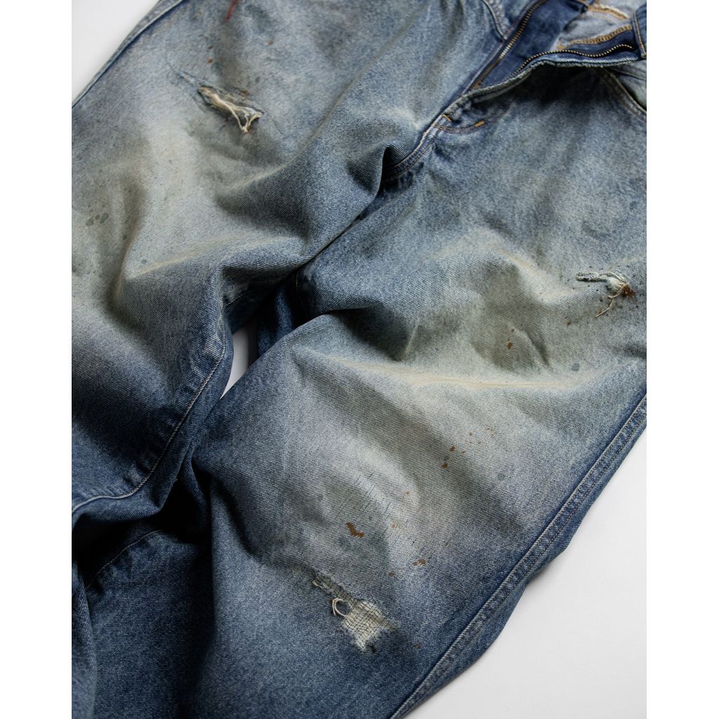 ANACHRONORM FRONT YORK REMAKED DENIM PANTS INDIGO (REMAKE)