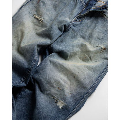 ANACHRONORM FRONT YORK REMAKED DENIM PANTS INDIGO (REMAKE)