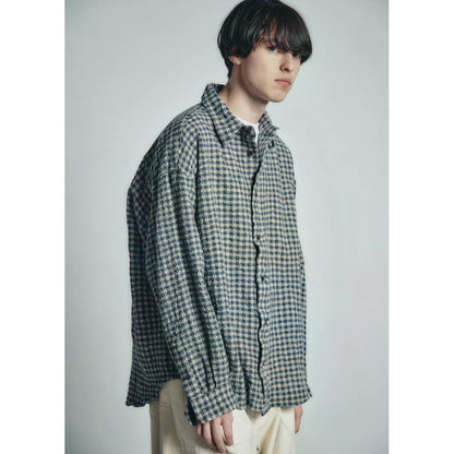 is-ness Ripple Check Shirt