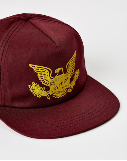 aNYthing Eagle Cap - Burgundy