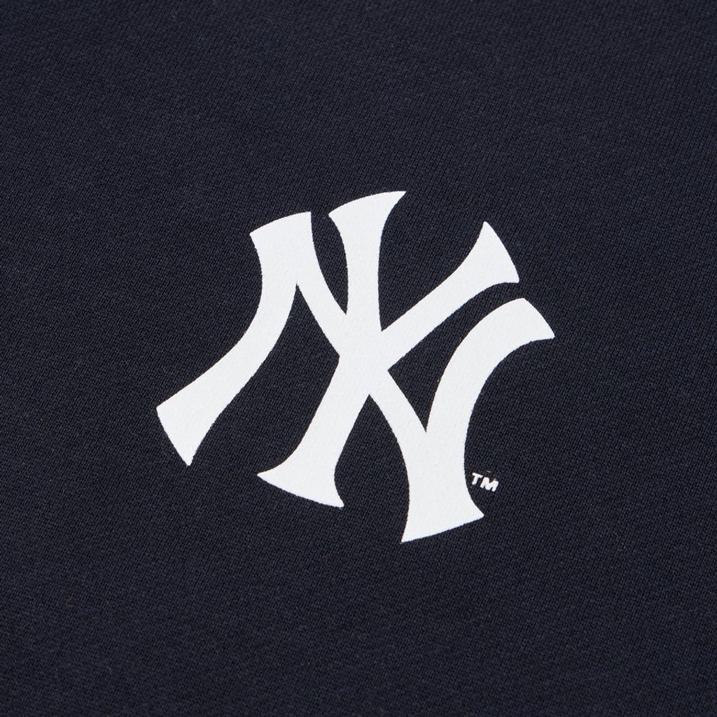 NEW ERA 裏毛 オーバーサイズド スウェット クルーネック Powered by GORO NAKATSUGAWA（MIN-NANO） ニューヨーク・ヤンキース ネイビー