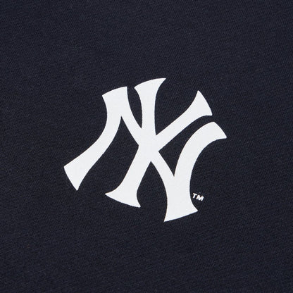 NEW ERA 裏毛 オーバーサイズド スウェット クルーネック Powered by GORO NAKATSUGAWA（MIN-NANO） ニューヨーク・ヤンキース ネイビー