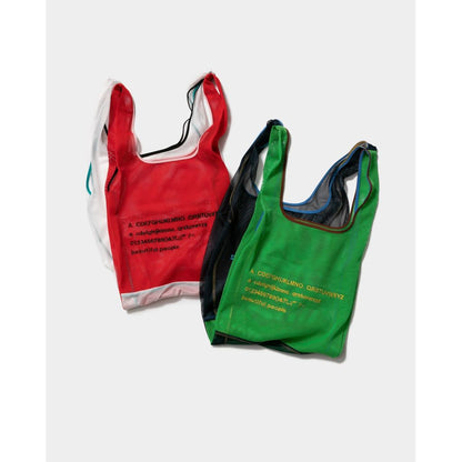 beautiful people  alphabet embroidery marche flip bag