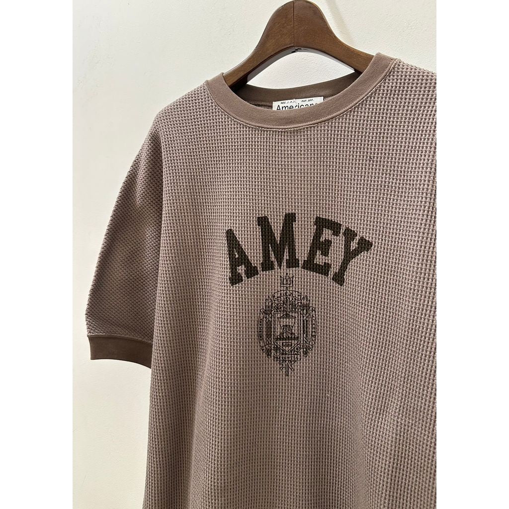 Americana アメリカーナ ビッグ ワッフル バック ガゼット ショートスリーブ プルオーバー 25SS BRF-M-767A/4