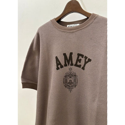 Americana アメリカーナ ビッグ ワッフル バック ガゼット ショートスリーブ プルオーバー 25SS BRF-M-767A/4